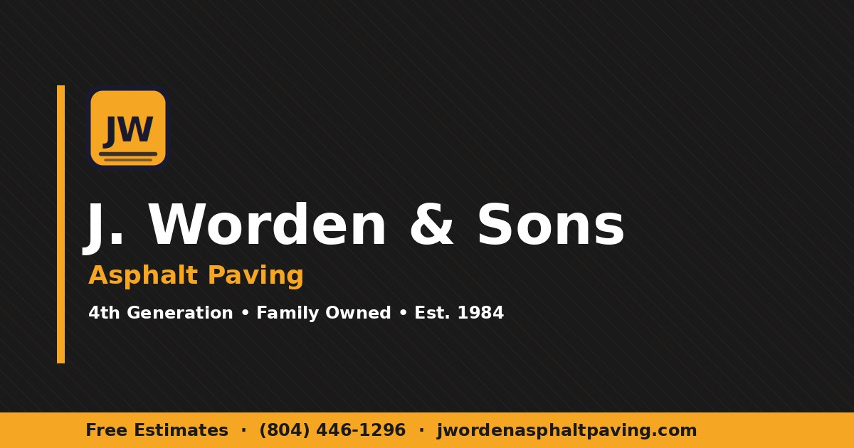 Finding the Best Paving Contractors in Chesterfield County, VA — J. Worden & Sons Paving LLC expert guide